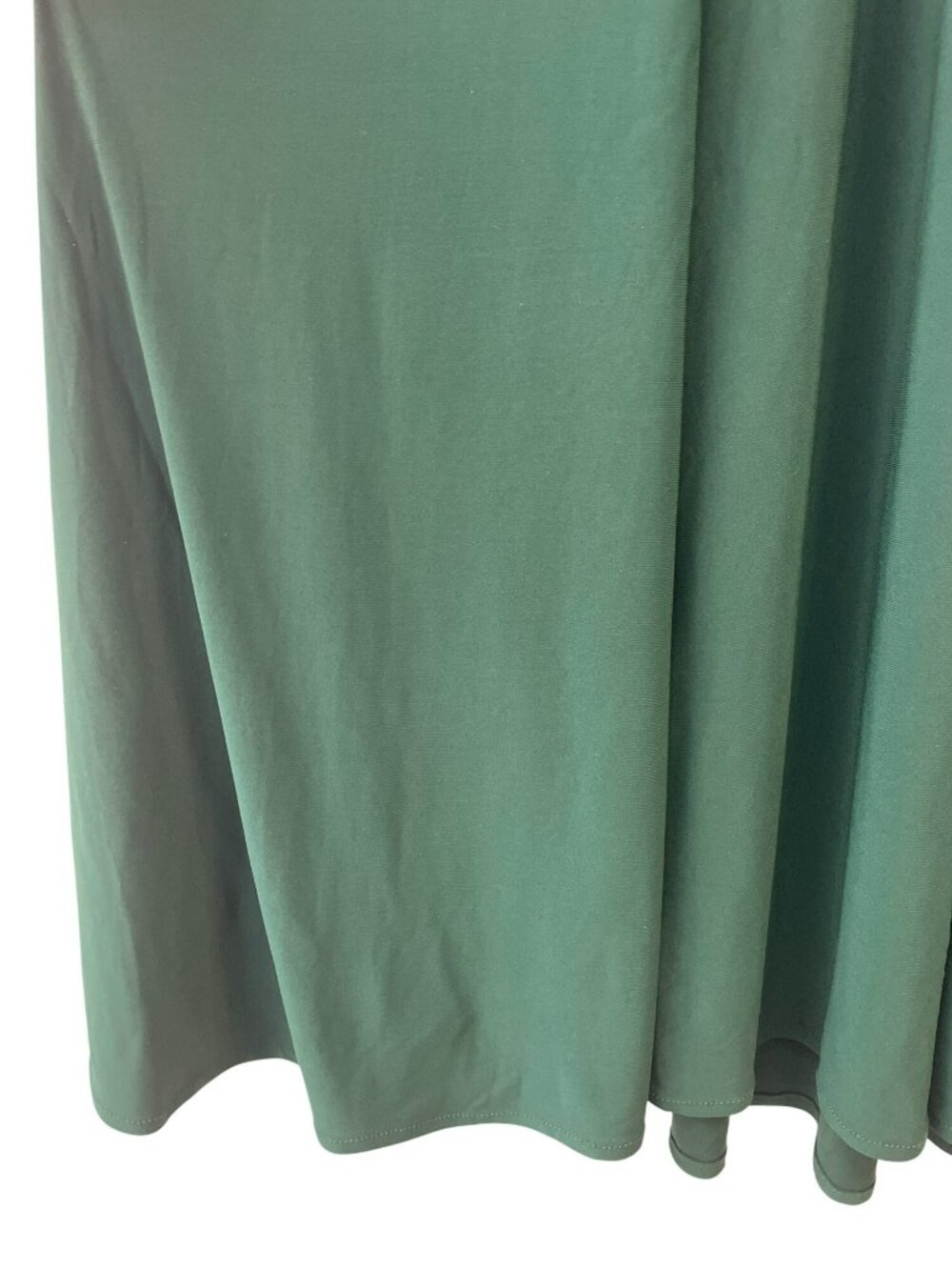 AYM Ava Maxi Dress Green Flutter Slip Sleeve Wrap Tie Detail Women's Sz S NWT - Picture 5 of 10